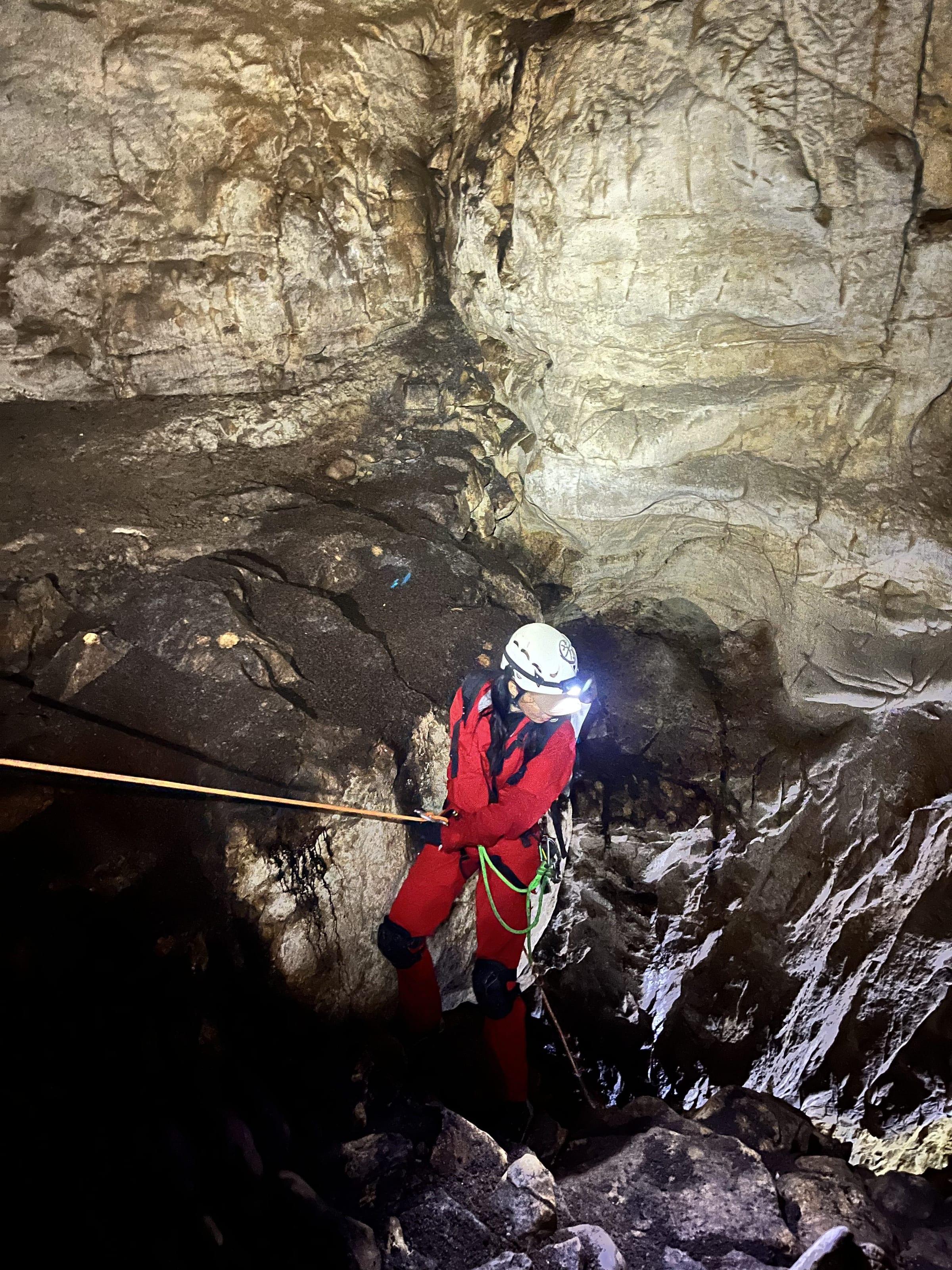 Limestone canyon descent — Hubei, China