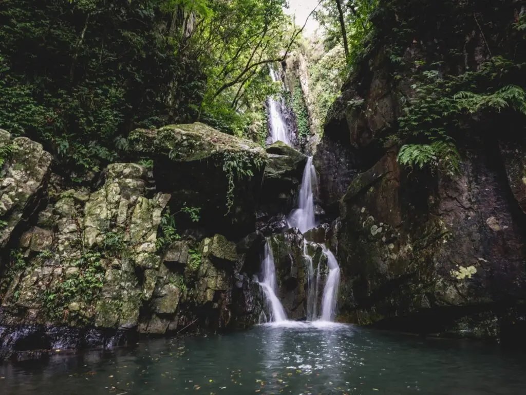 monkey cave waterfall