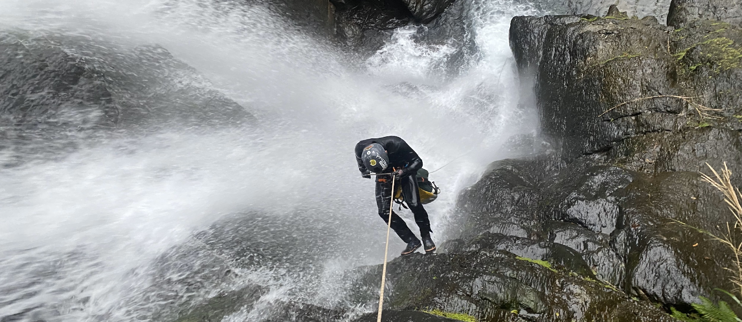 Waterfall in a Taiwanese Canyon called Orchid Canyon